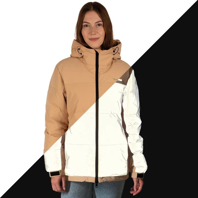 NOUVEAU : Reflective Puffer - Doudoune 100 % réfléchissante - Produit de deuxième choix