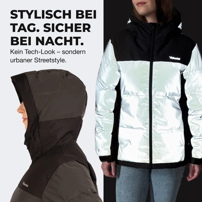 NOUVEAU : Reflective Puffer - Doudoune 100 % réfléchissante - Produit de deuxième choix