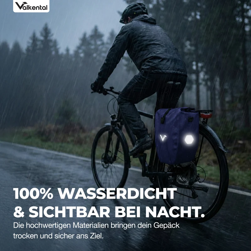 Sac à vélo - grand sac de porte-bagages imperméable - Produit de deuxième choix