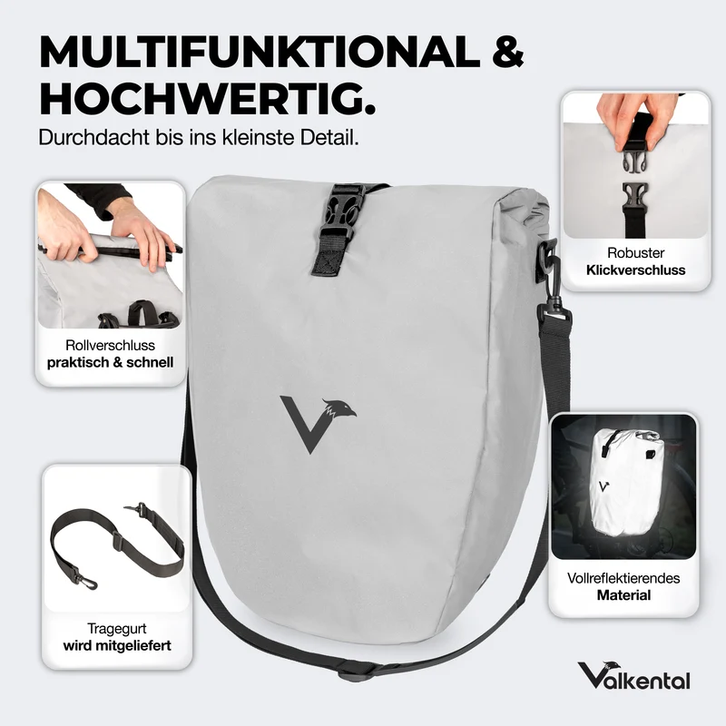Sac à vélo - grand sac de porte-bagages imperméable - Produit de deuxième choix
