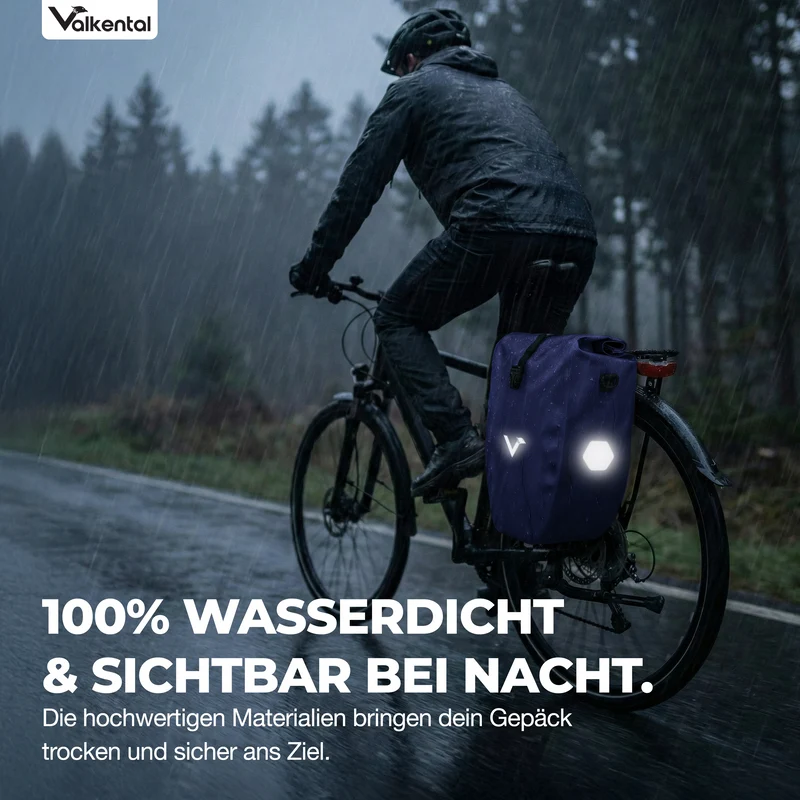 Sac à vélo - grand sac de porte-bagages imperméable - Produit de deuxième choix