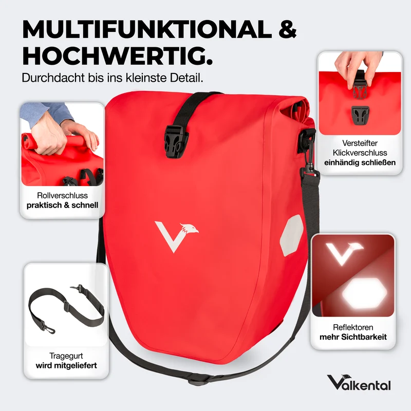 Sac à vélo - grand sac de porte-bagages imperméable - Produit de deuxième choix