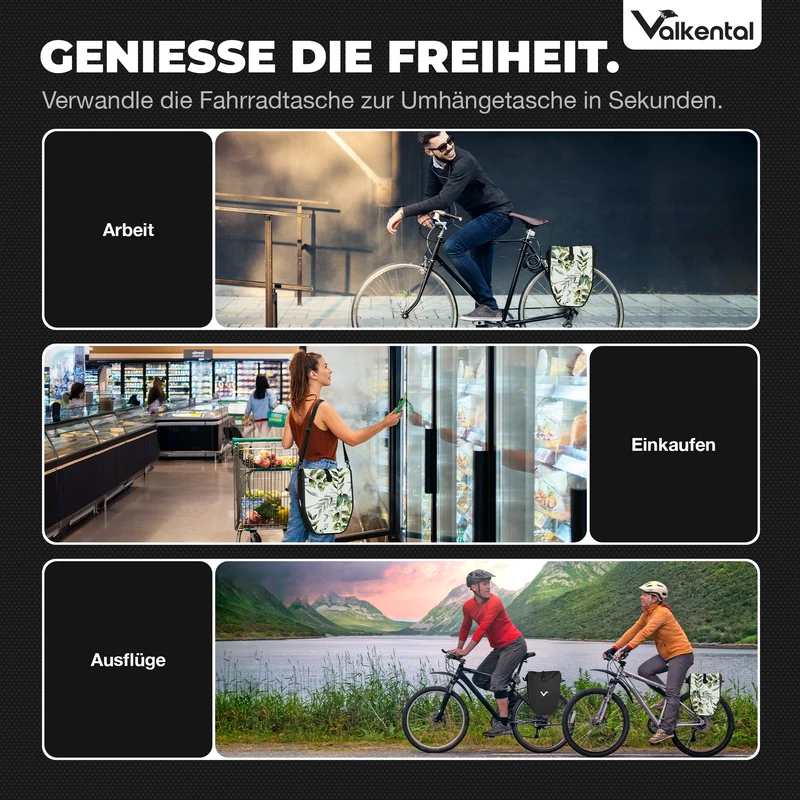 Sac à vélo - grand sac de porte-bagages imperméable - Produit de deuxième choix