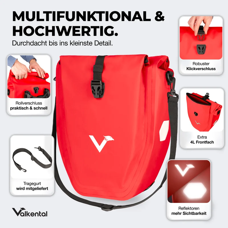 Sac à vélo - grand sac de porte-bagages imperméable - Produit de deuxième choix