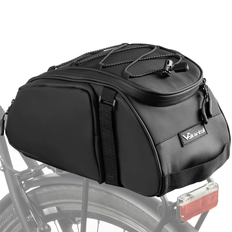 Trunk Bag - Sacoche de porte-bagages 3 en 1 à fixation par-dessus avec fonction sac à dos - Produit de deuxième choix