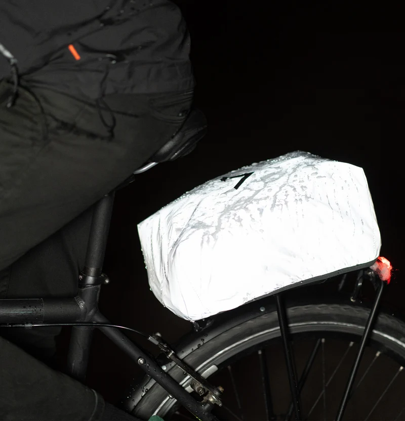 Trunk Bag - Sacoche de porte-bagages 3 en 1 à fixation par-dessus avec fonction sac à dos - Produit de deuxième choix