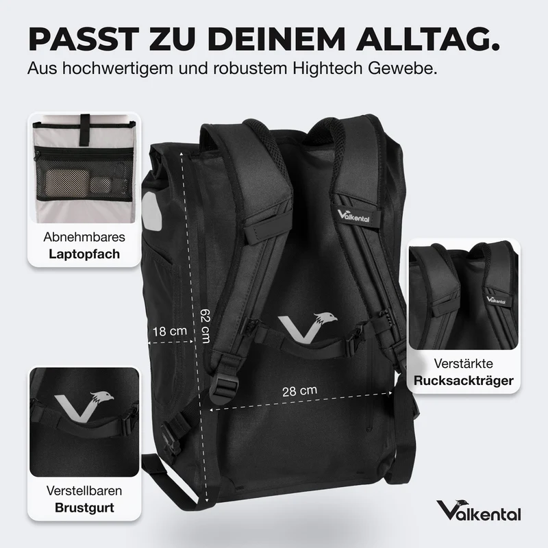 UrbanX 2.0 - Sacoche de vélo et sac à dos 2 en 1 pour la ville