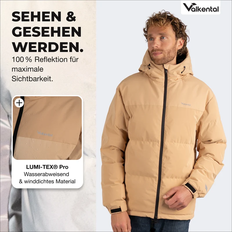 Reflective Puffer - Doudoune 100 % réfléchissante