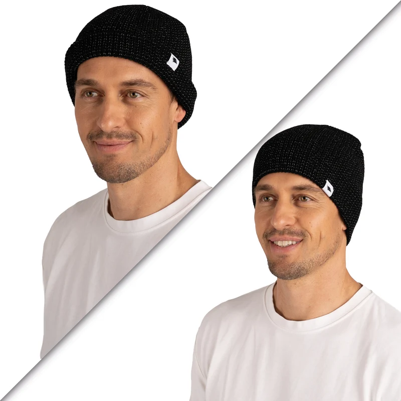 Reflective Beanie - Bonnet tricoté avec fil réfléchissant