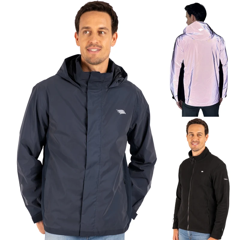 Veste 3 en 1 Smart Jacket - 100 % réfléchissante et imperméable