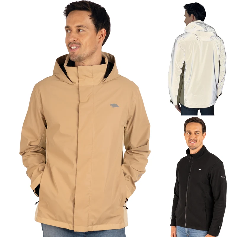 Veste 3 en 1 Smart Jacket - 100 % réfléchissante et imperméable
