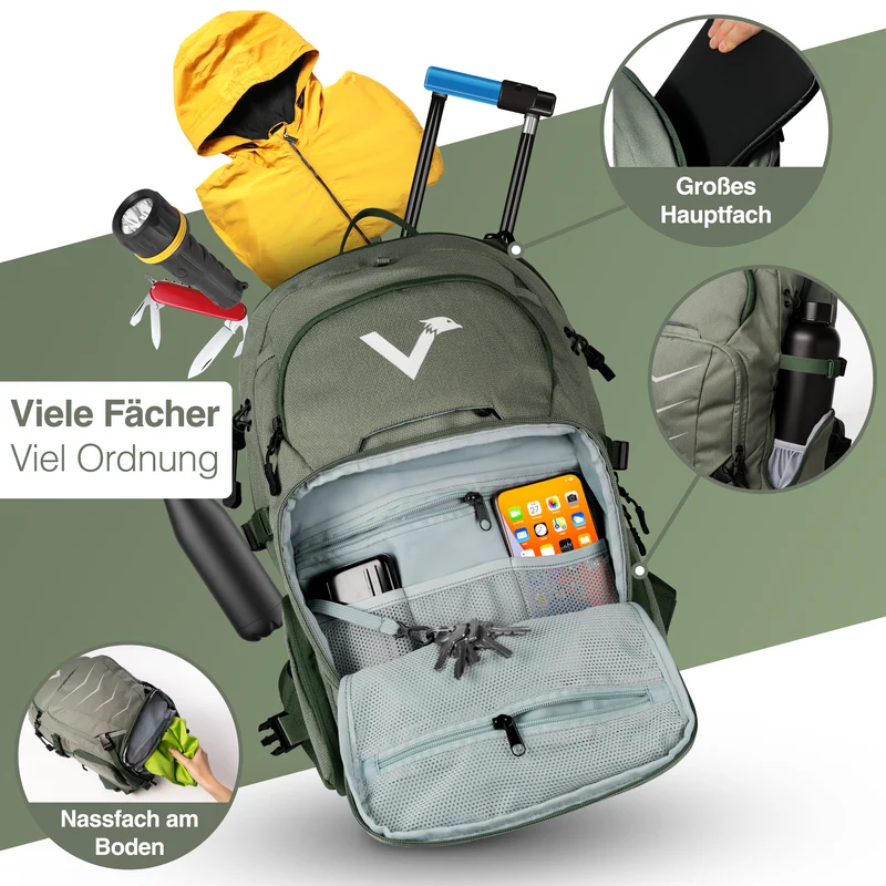 Explorer V22 - Le sac à dos tout-en-un pour l'extérieur B-Ware