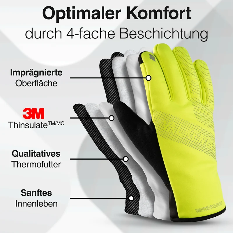 GloRider V2 Ultra - Gants d'hiver étanches avec isolation 3M