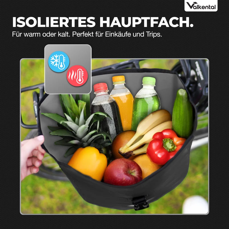 Sac à vélo - grand sac de porte-bagages imperméable