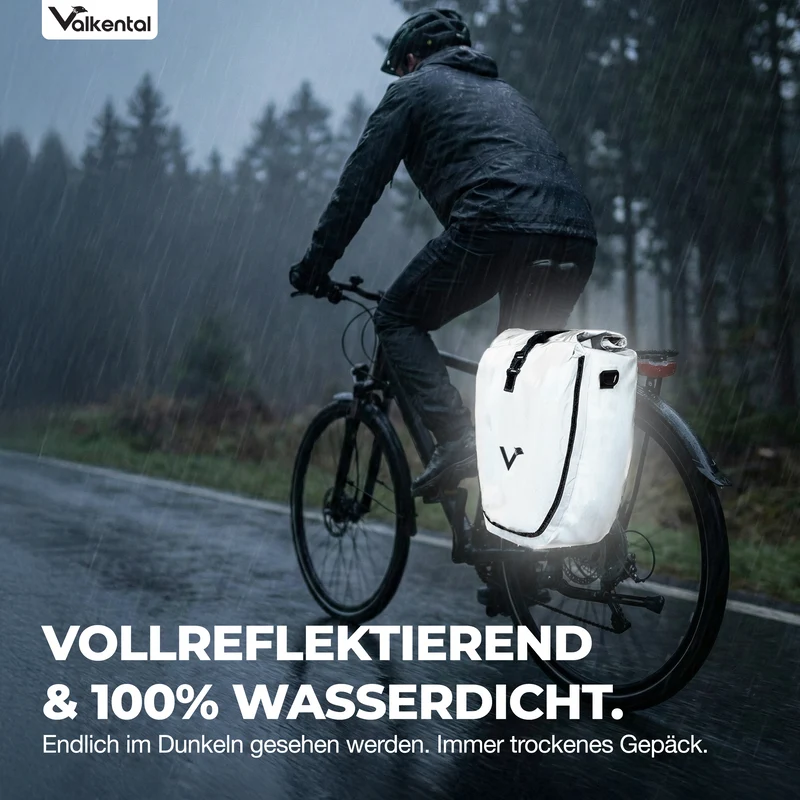 Sac à vélo - grand sac de porte-bagages imperméable