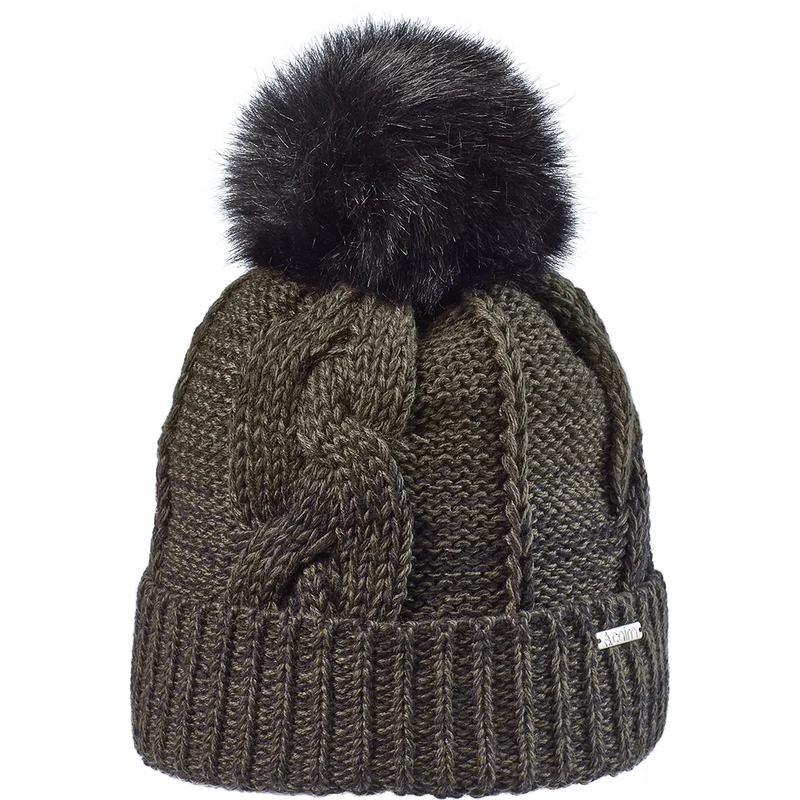 OCEANE HAT BLACK KHAKI