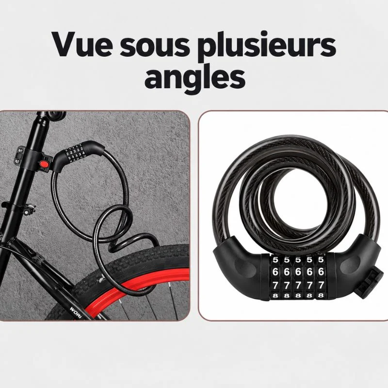 Antivol à code pour vélos électriques