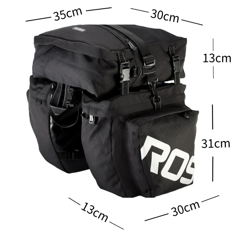 Sacoche arrière pour vélo 3 en 1
