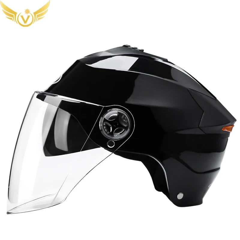 Kukirin - Casque Vélo Léger avec Lumières LED | Casque Moto Demi-Casque Unisexe