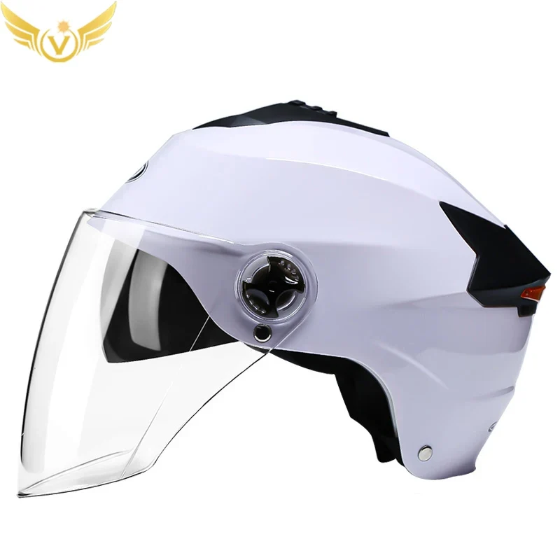 Kukirin - Casque Vélo Léger avec Lumières LED | Casque Moto Demi-Casque Unisexe