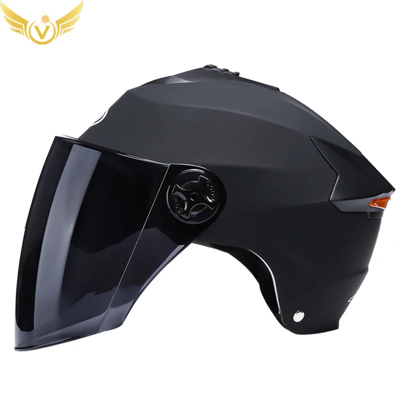 Kukirin - Casque Vélo Léger avec Lumières LED | Casque Moto Demi-Casque Unisexe