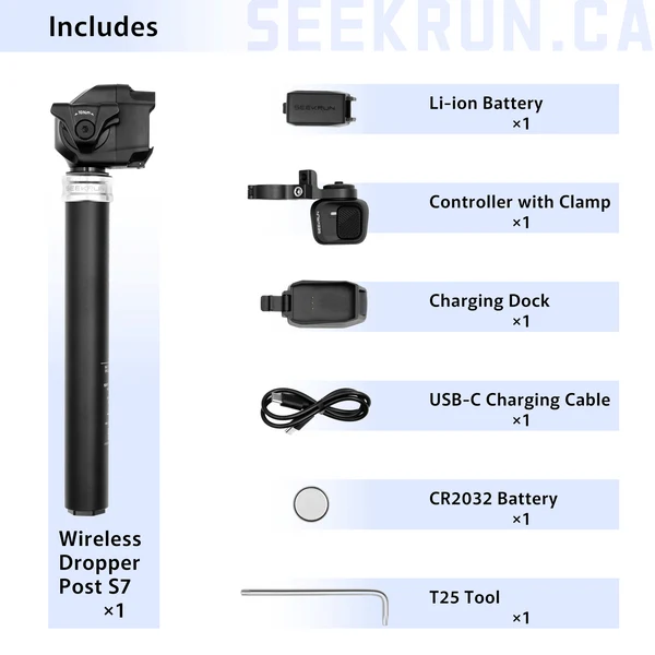 Seekrun | Dropper post sans fil S7