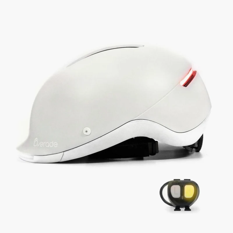 Overade LIFE - Casque Vélo Lumineux avec Clignotants