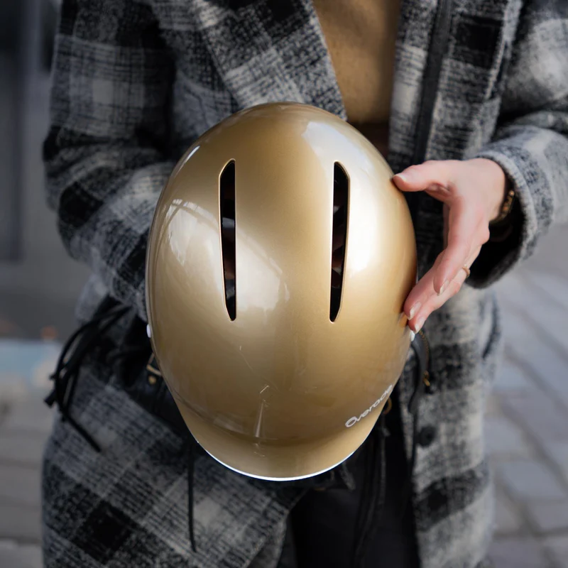 Overade LIFE - Casque Vélo Lumineux avec Clignotants