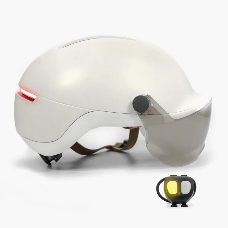 Overade LIFE - Casque Vélo Lumineux avec Clignotants