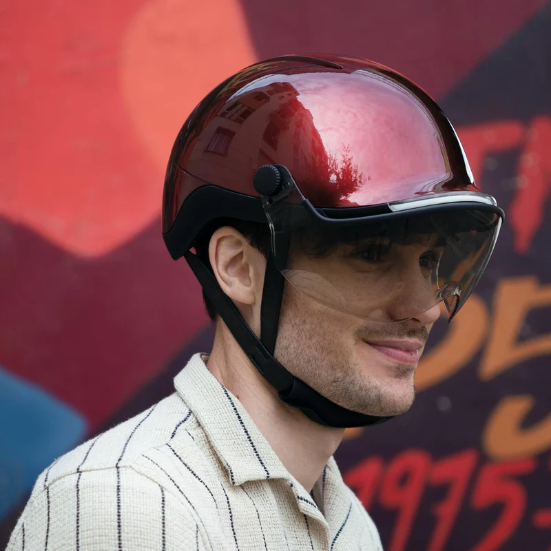Overade LIFE - Casque Vélo Lumineux avec Clignotants