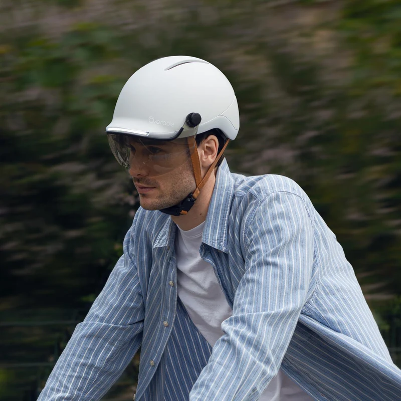 Overade LIFE - Casque Vélo Lumineux avec Clignotants