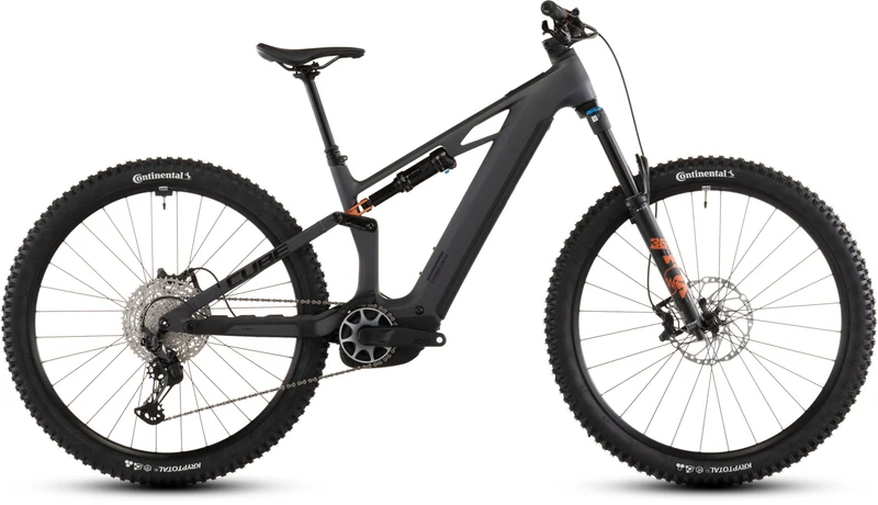 Cube | Vélo électrique Stereo Hybrid ONE44 HPC SLX 800 gris et orange