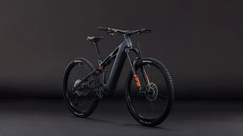 Cube | Vélo électrique Stereo Hybrid ONE44 HPC SLX 800 gris et orange