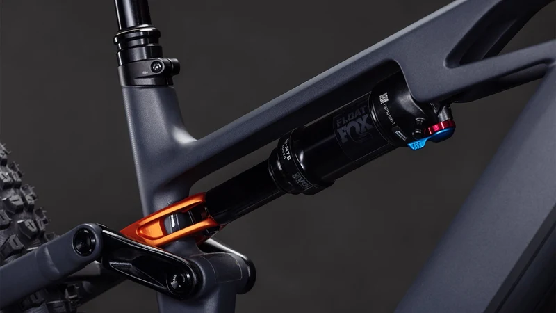 Cube | Vélo électrique Stereo Hybrid ONE44 HPC SLX 800 gris et orange