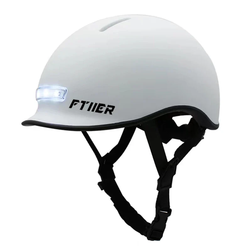 Casque de Vélo Intelligent FTIIER avec Feu Arrière pour Adulte - Sécurité et Confort