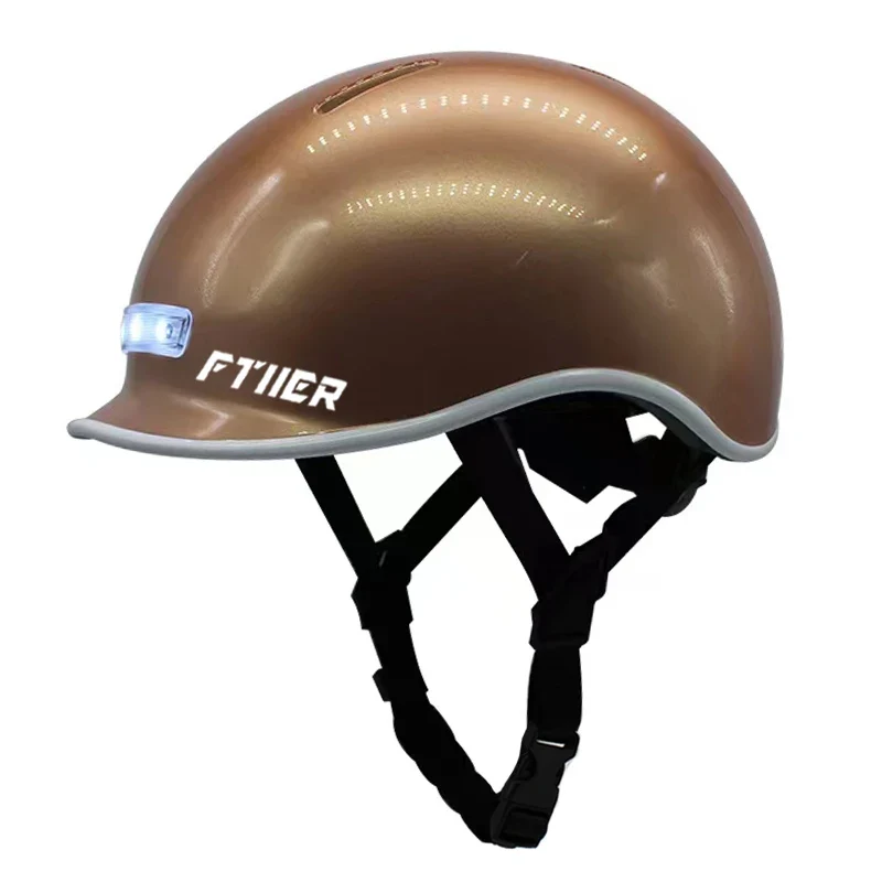 Casque de Vélo Intelligent FTIIER avec Feu Arrière pour Adulte - Sécurité et Confort