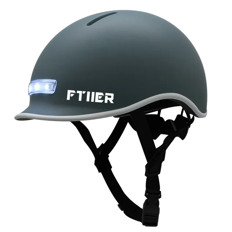Casque de Vélo Intelligent FTIIER avec Feu Arrière pour Adulte - Sécurité et Confort