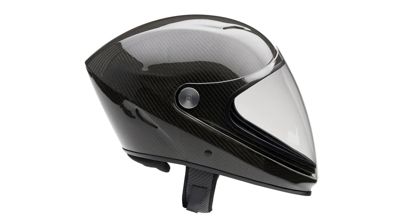 Icaro NeroHero Casque intégral Carbone véritable, livré avec visière