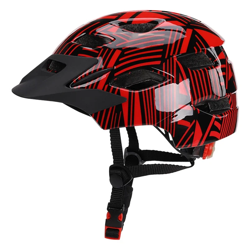 Casque de Vélo NAPLUD pour Enfants avec Feux Arrière - Sécurité et Style - Taille 48-56cm