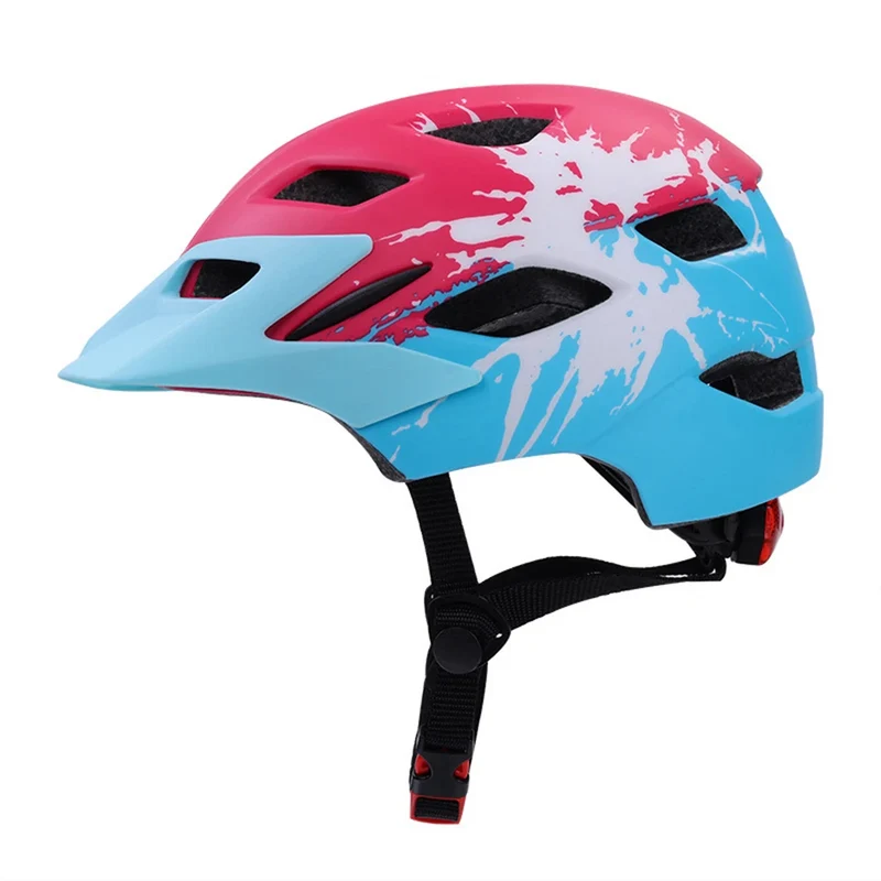 Casque de Vélo NAPLUD pour Enfants avec Feux Arrière - Sécurité et Style - Taille 48-56cm