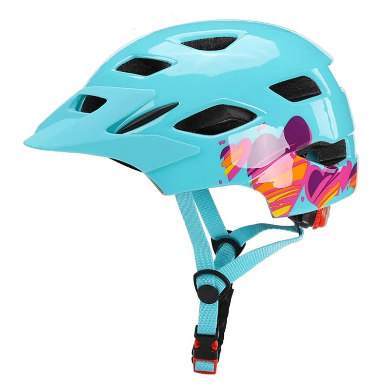 Casque de Vélo NAPLUD pour Enfants avec Feux Arrière - Sécurité et Style - Taille 48-56cm