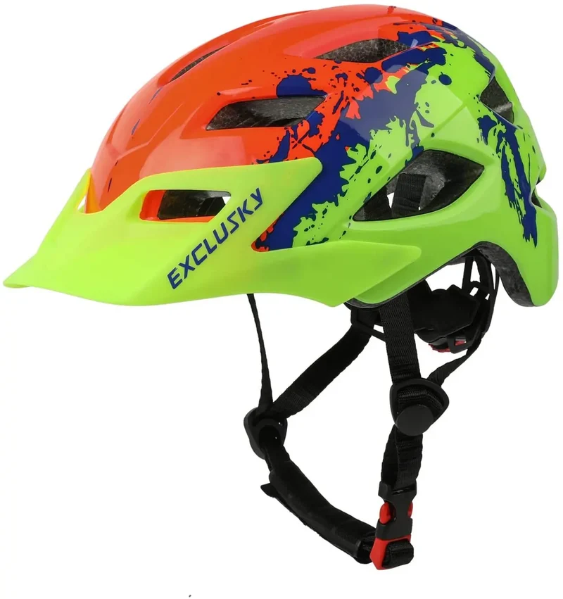Casque de Vélo Ultraléger Exclusky pour Enfant - Sécurité et Confort sur Route et Montagne