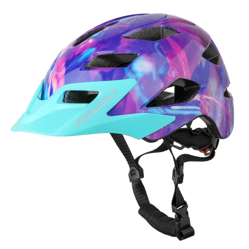 Casque de Vélo Ultraléger Exclusky pour Enfant - Sécurité et Confort sur Route et Montagne