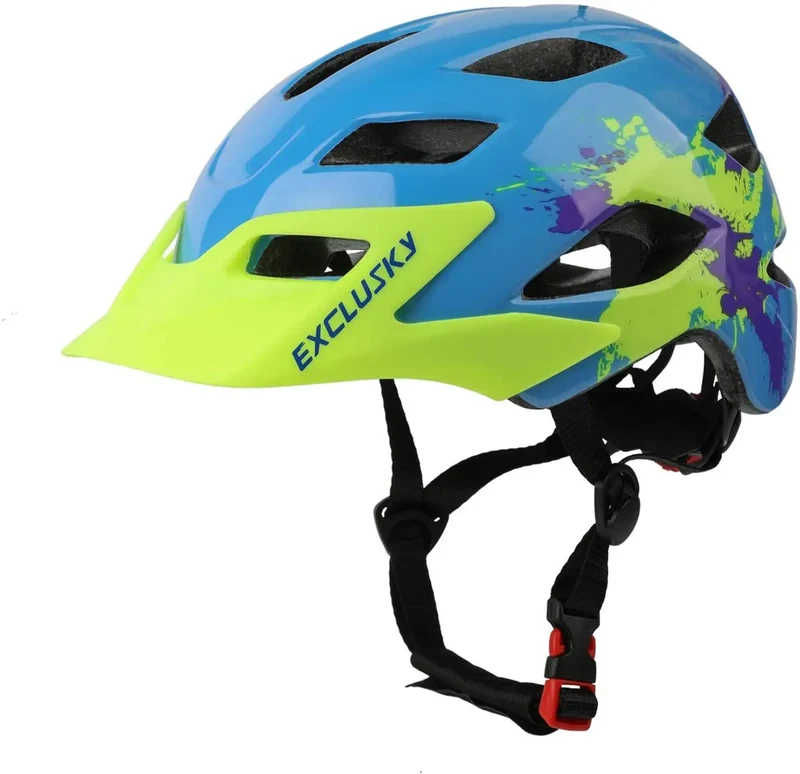Casque de Vélo Ultraléger Exclusky pour Enfant - Sécurité et Confort sur Route et Montagne