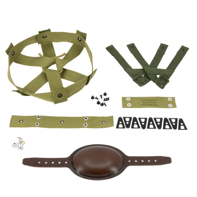 Kit Liner Parachutiste US M1 - Mentonnière Cuir