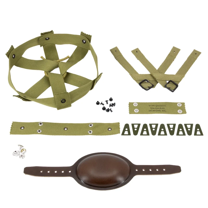 Kit Liner Parachutiste US M1 - Mentonnière Cuir