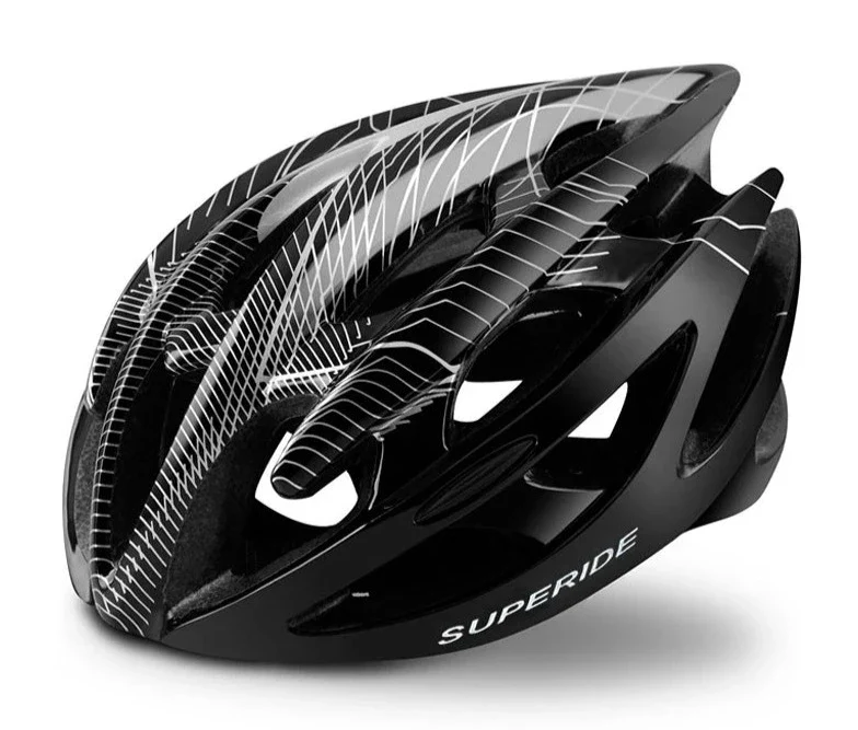 Superide - Casque de Vélo de Route Ultra-Léger avec Feu Arrière - Sécurité et Confort