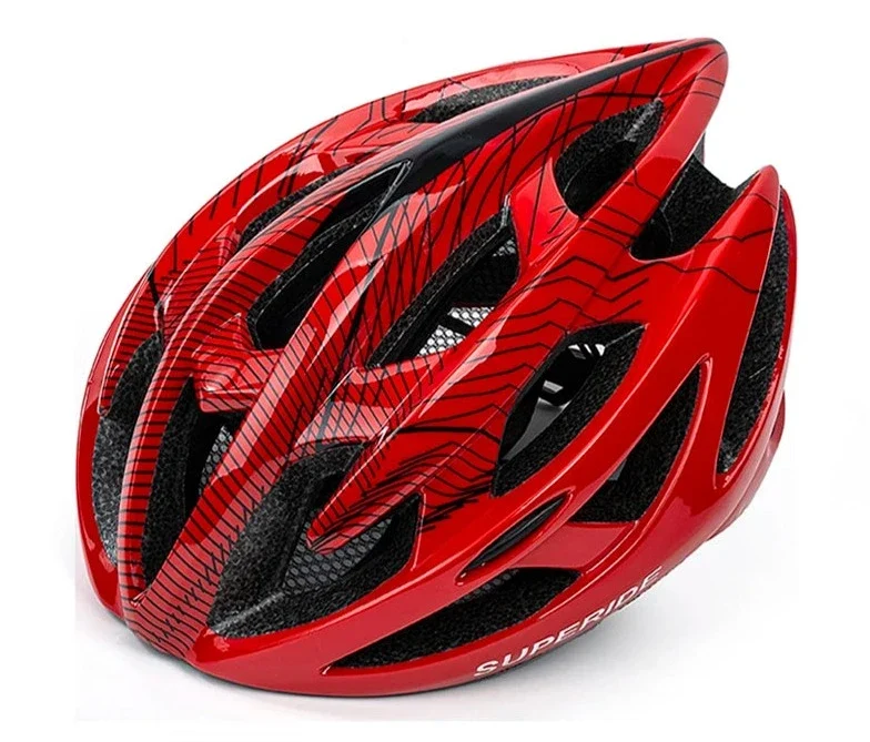 Superide - Casque de Vélo de Route Ultra-Léger avec Feu Arrière - Sécurité et Confort