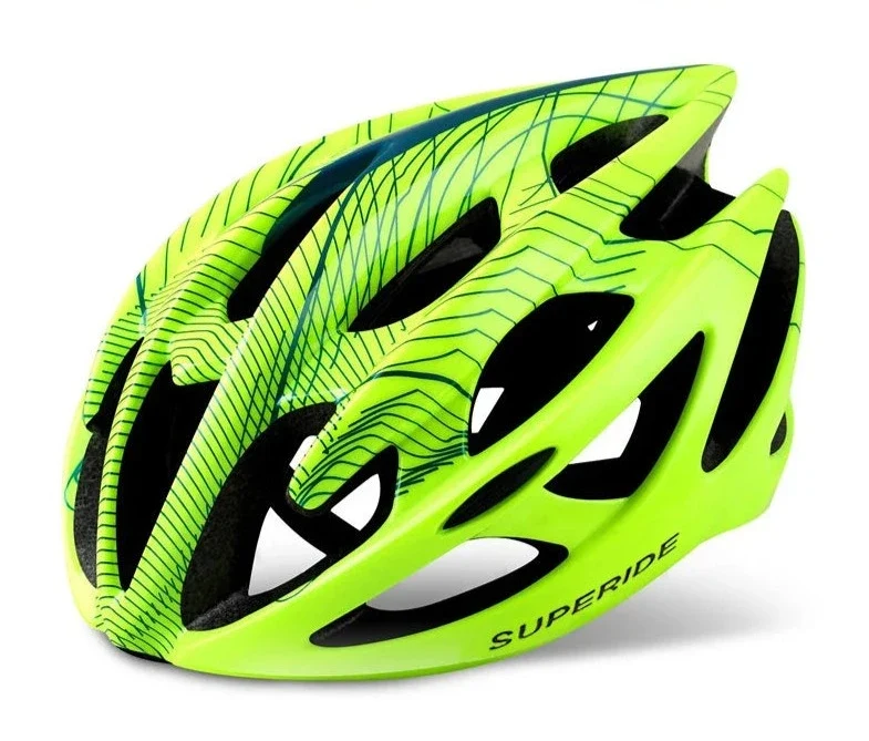 Superide - Casque de Vélo de Route Ultra-Léger avec Feu Arrière - Sécurité et Confort