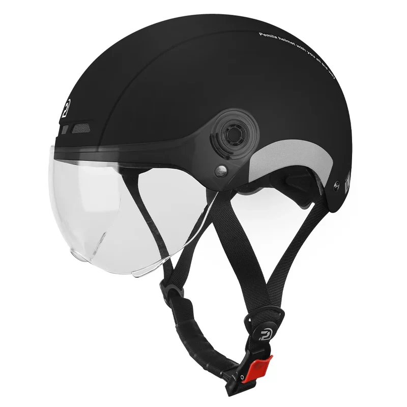 PEMILA-Casque de vélo avec lunettes - Protection et Style pour Cyclistes Urbains